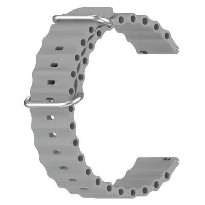 Microsonic Huawei Watch 5 46mm Kordon Ocean Band Gri