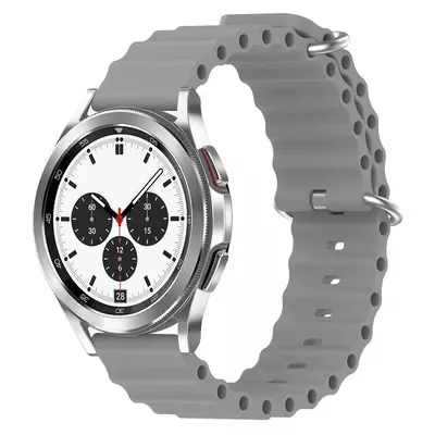 Microsonic Huawei Watch 5 46mm Kordon Ocean Band Gri