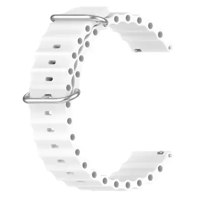 Microsonic Huawei Watch 5 46mm Kordon Ocean Band Beyaz