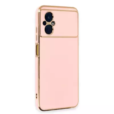 Microsonic Xiaomi Poco M5 Kılıf Olive Plated Pembe