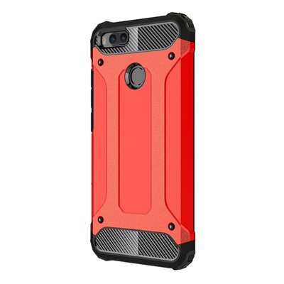 Microsonic Xiaomi Mi A1 Kılıf Rugged Armor Kırmızı