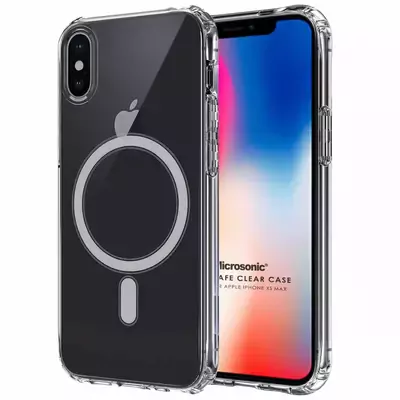 Microsonic Apple iPhone XS Max Kılıf MagSafe Clear Soft Şeffaf