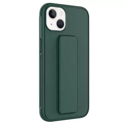 Microsonic Apple iPhone 15 Plus Kılıf Hand Strap Koyu Yeşil