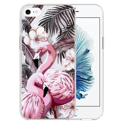 Microsonic iPhone 6 Plus Desenli Kılıf Flamingo