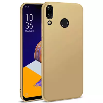 Microsonic Matte Silicone Asus Zenfone 5 (6.2'') ZE620KL Kılıf Gold