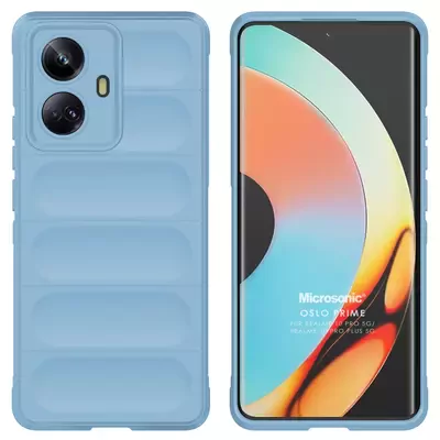 Microsonic Realme 10 Pro 5G Kılıf Oslo Prime Mavi