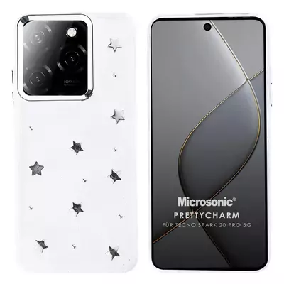 Microsonic TECNO Spark 20 Pro Kılıf PrettyCharm Star