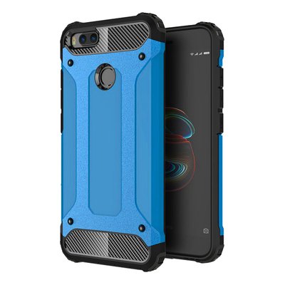 Microsonic Xiaomi Mi A1 Kılıf Rugged Armor Mavi