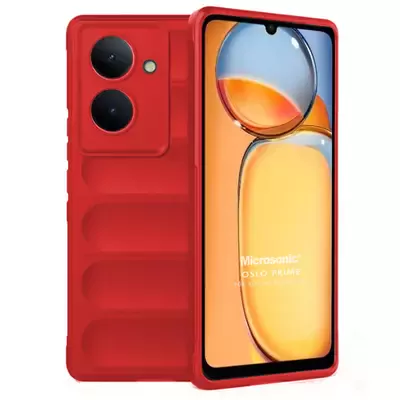 Microsonic Xiaomi Poco C65 Kılıf Oslo Prime Kırmızı