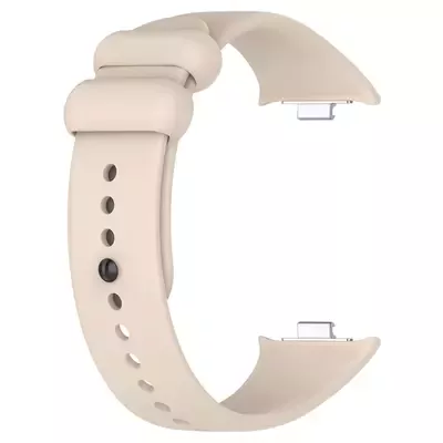 Microsonic Xiaomi Redmi Watch 4 Kordon Silicone Sport Band Bej