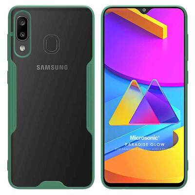 Microsonic Samsung Galaxy A30 Kılıf Paradise Glow Yeşil