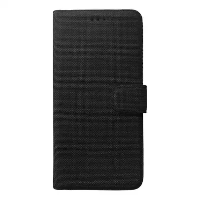 Microsonic Samsung Galaxy A54 Kılıf Fabric Book Wallet Siyah