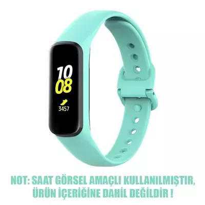 Microsonic Samsung Galaxy Fit 2 Silikon Kordon Turkuaz