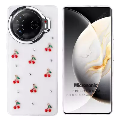 Microsonic TECNO Camon 30 Pro 5G Kılıf PrettyCharm Cherry