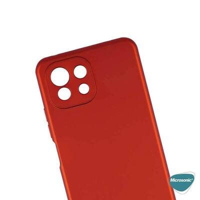 Microsonic Xiaomi Mi 11 Lite Kılıf Matte Silicone Rose Gold