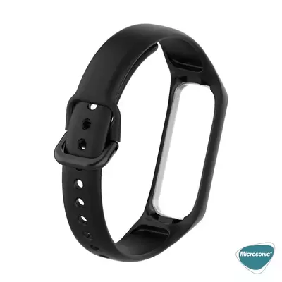 Microsonic Samsung Galaxy Fit 2 Silikon Kordon Sarı