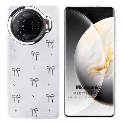 Microsonic TECNO Camon 30 Pro 5G Kılıf PrettyCharm Bow