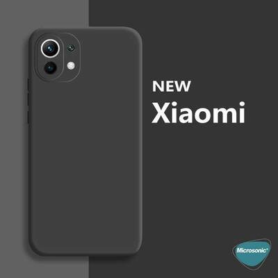 Microsonic Xiaomi Mi 11 Lite Kılıf Matte Silicone Mavi