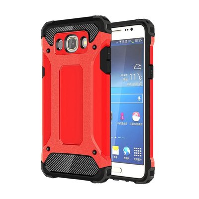 Microsonic Samsung Galaxy j5 2016 Kılıf Rugged Armor Kırmızı