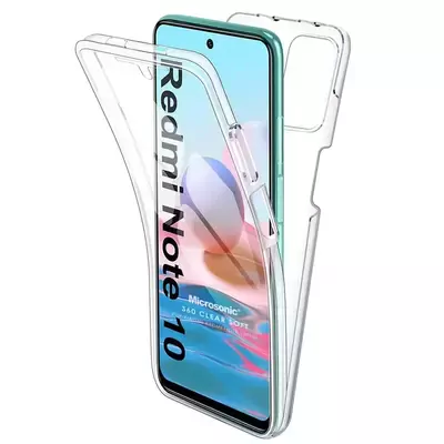 Microsonic Xiaomi Poco M5s Kılıf Komple Gövde Koruyucu Şeffaf