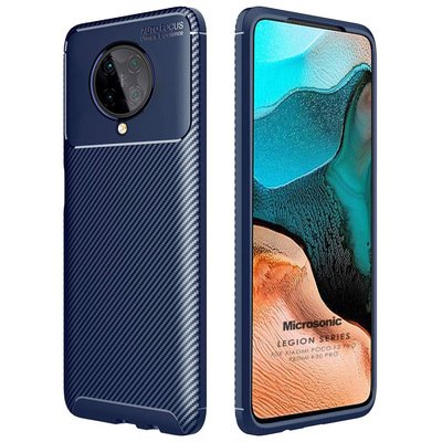 Microsonic Xiaomi Redmi K30 Pro Kılıf Legion Series Lacivert