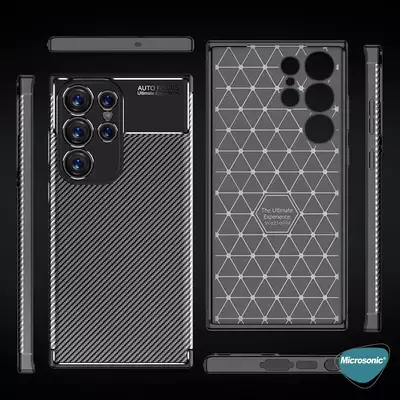 Microsonic Samsung Galaxy S25 Ultra Kılıf Legion Series Siyah