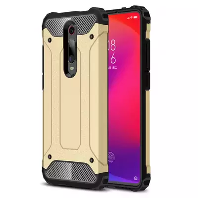 Microsonic Xiaomi Redmi K20 Kılıf Rugged Armor Gold