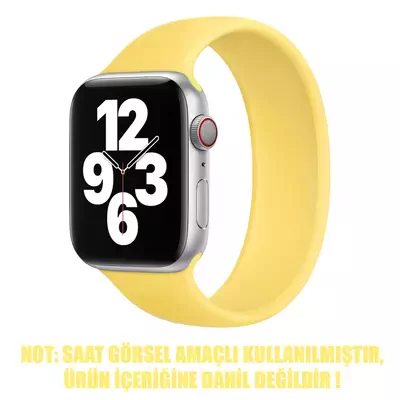 Microsonic Apple Watch Ultra 2 Kordon, (Medium Size, 145mm) New Solo Loop Sarı