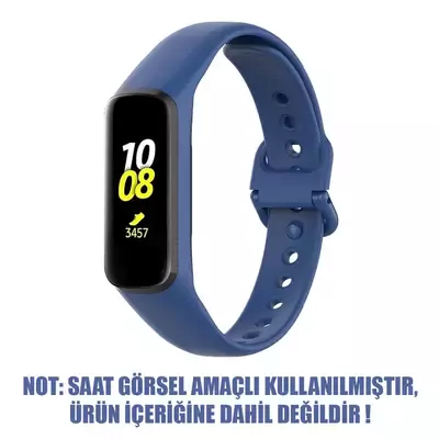 Microsonic Samsung Galaxy Fit 2 Silikon Kordon Lacivert