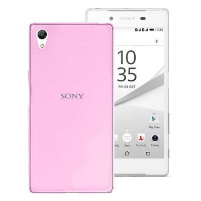 Microsonic Sony Xperia Z5 Premium Kılıf Transparent Soft Pembe