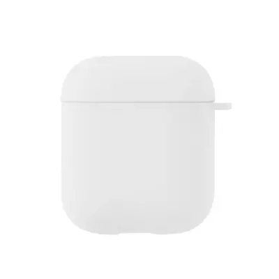 Microsonic Apple AirPods 1. Nesil / 2. Nesil Liquid Silicone Lansman Beyaz