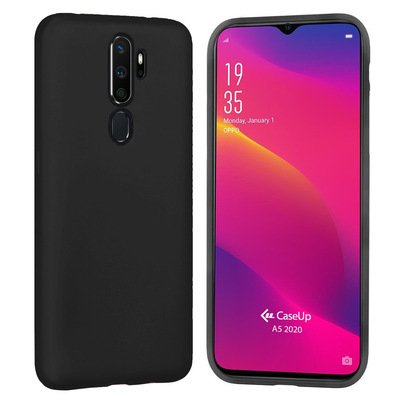 CaseUp Oppo A5 2020 Kılıf Matte Surface Siyah