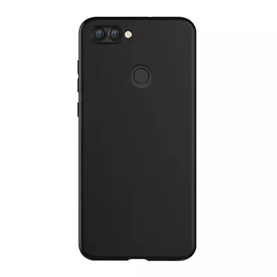 Microsonic Matte Silicone Asus Zenfone Max Plus M1 (5.7'') ZB570TL Kılıf Siyah