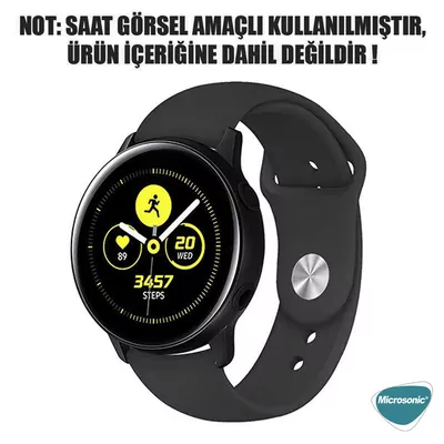 Microsonic Huawei Watch 5 46mm Silicone Sport Band Mor