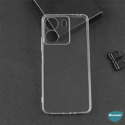 Microsonic Xiaomi Poco C65 Kılıf Transparent Soft Şeffaf