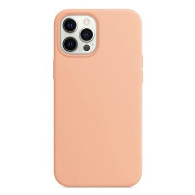 Microsonic Apple iPhone 12 Pro Kılıf Liquid Lansman Silikon Rose Gold