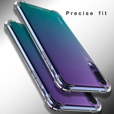 Microsonic Huawei P20 Pro Kılıf Anti Shock Silikon Şeffaf