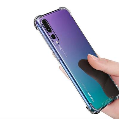 Microsonic Huawei P20 Pro Kılıf Anti Shock Silikon Şeffaf