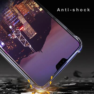 Microsonic Huawei P20 Pro Kılıf Anti Shock Silikon Şeffaf