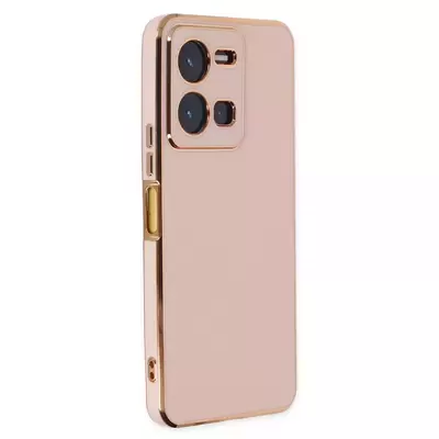 Microsonic Vivo Y35 Kılıf Olive Plated Pembe