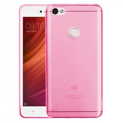 Microsonic Xiaomi Redmi Note 5A Prime Kılıf Transparent Soft Pembe