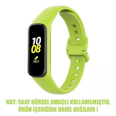 Microsonic Samsung Galaxy Fit 2 Silikon Kordon Fıstık Yeşili