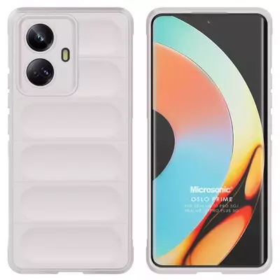 Microsonic Realme 10 Pro Plus 5G Kılıf Oslo Prime Beyaz