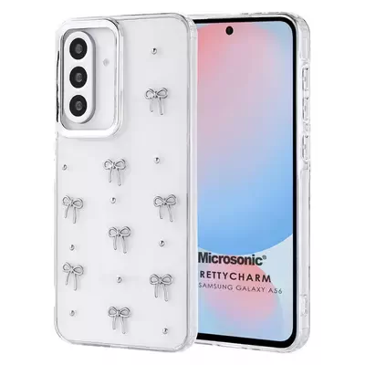 Microsonic Samsung Galaxy A56 Kılıf PrettyCharm Bow