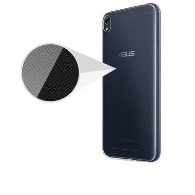 Microsonic Asus Zenfone Live Kılıf Transparent Soft Mavi