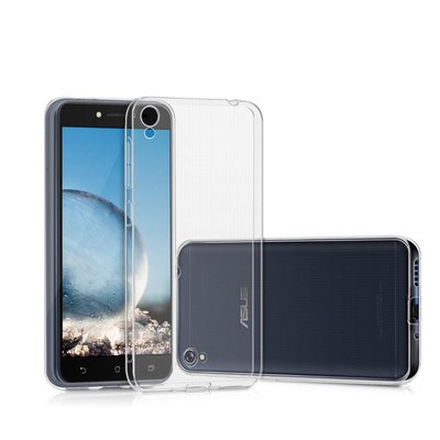 Microsonic Asus Zenfone Live Kılıf Transparent Soft Mavi