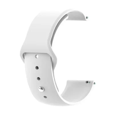 Microsonic Huawei Watch 5 46mm Silicone Sport Band Beyaz