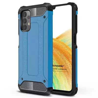 Microsonic Samsung Galaxy A33 5G Kılıf Rugged Armor Mavi