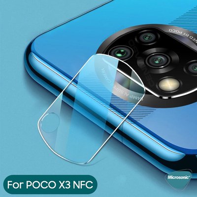 Microsonic Xiaomi Poco X3 NFC Kamera Lens Koruyucu