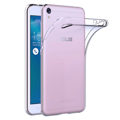 Microsonic Asus Zenfone Live Kılıf Transparent Soft Pembe